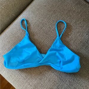 Left On Friday Vibrant Blue Bikini Top
